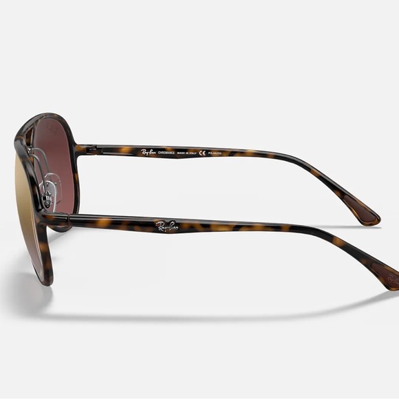 Ray Ban Chromatic polarized sunglasses, color is light Havana. Brand new! - Picture 5 of 8